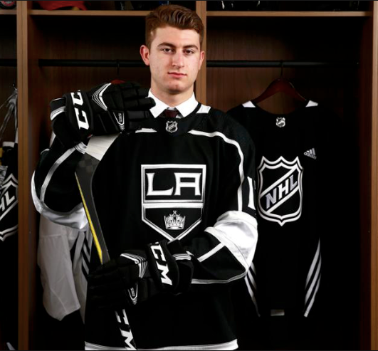 NHL Драфт 2017 Los Angeles Kings Выбран