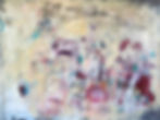 Art abstrait grand format La petite licorne par l'artiste peintre canadienne Kathleen Roby