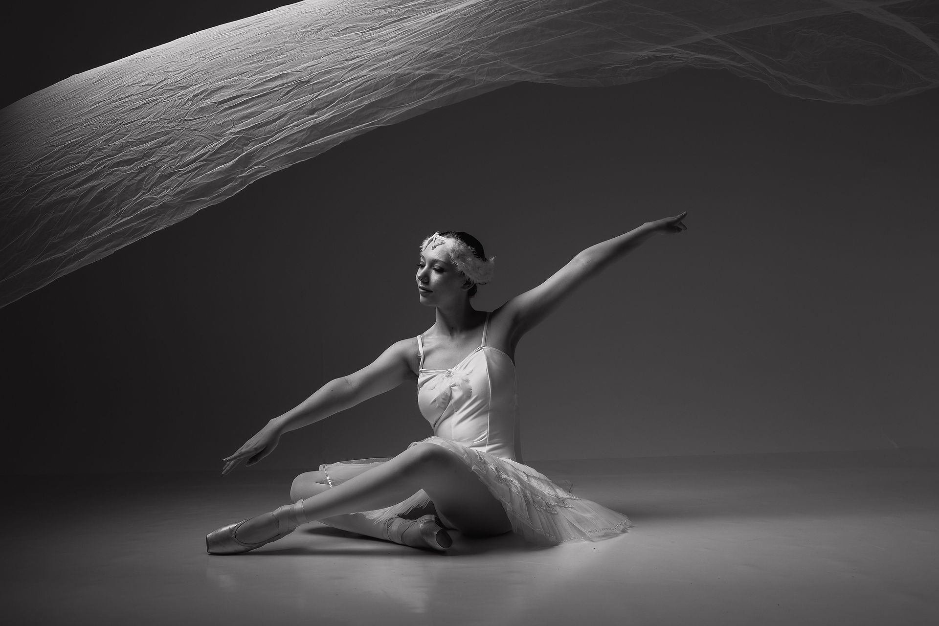 ballerina swan lake kent photographer white background