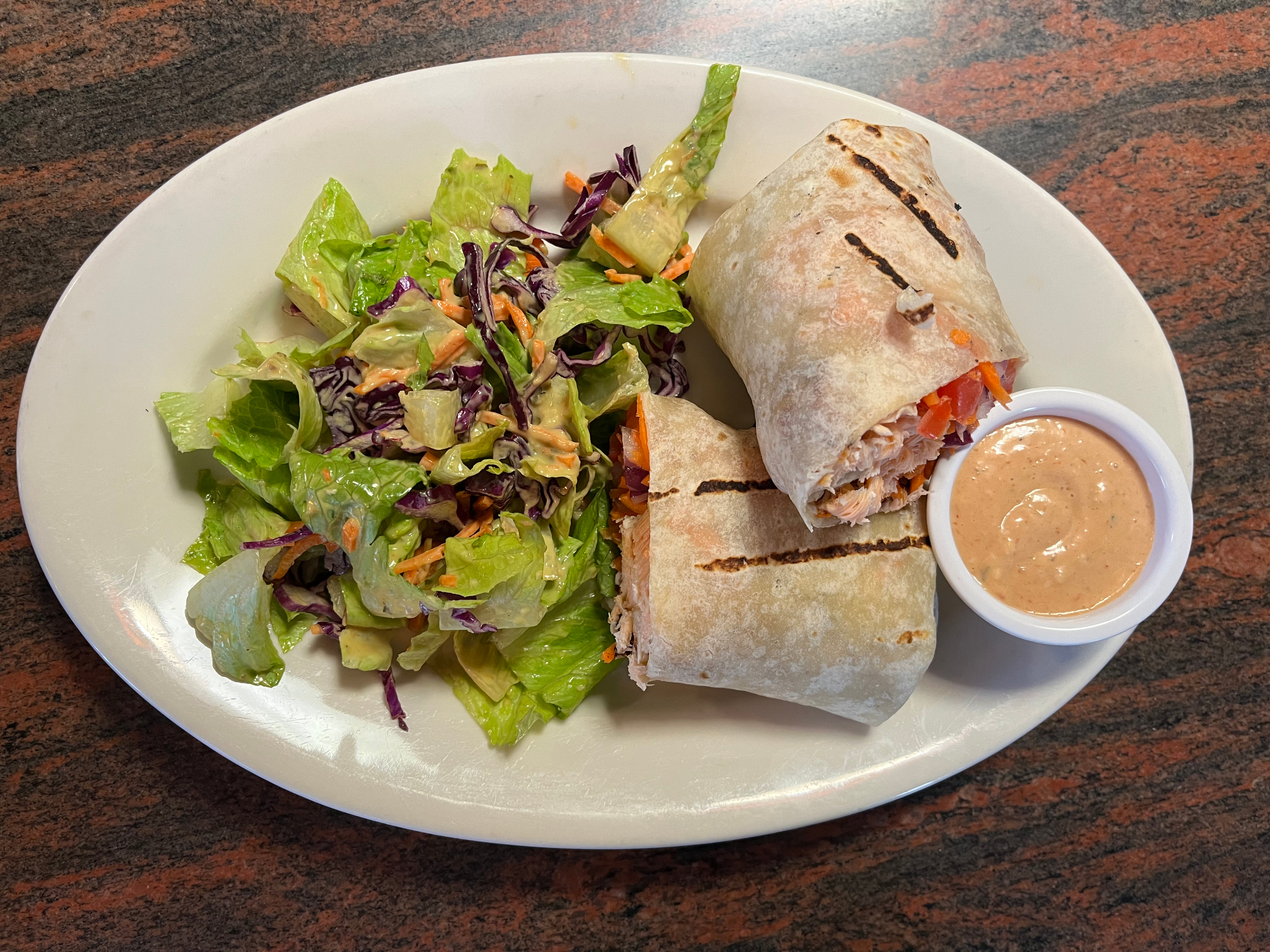 Fish (Salmon) Wrap