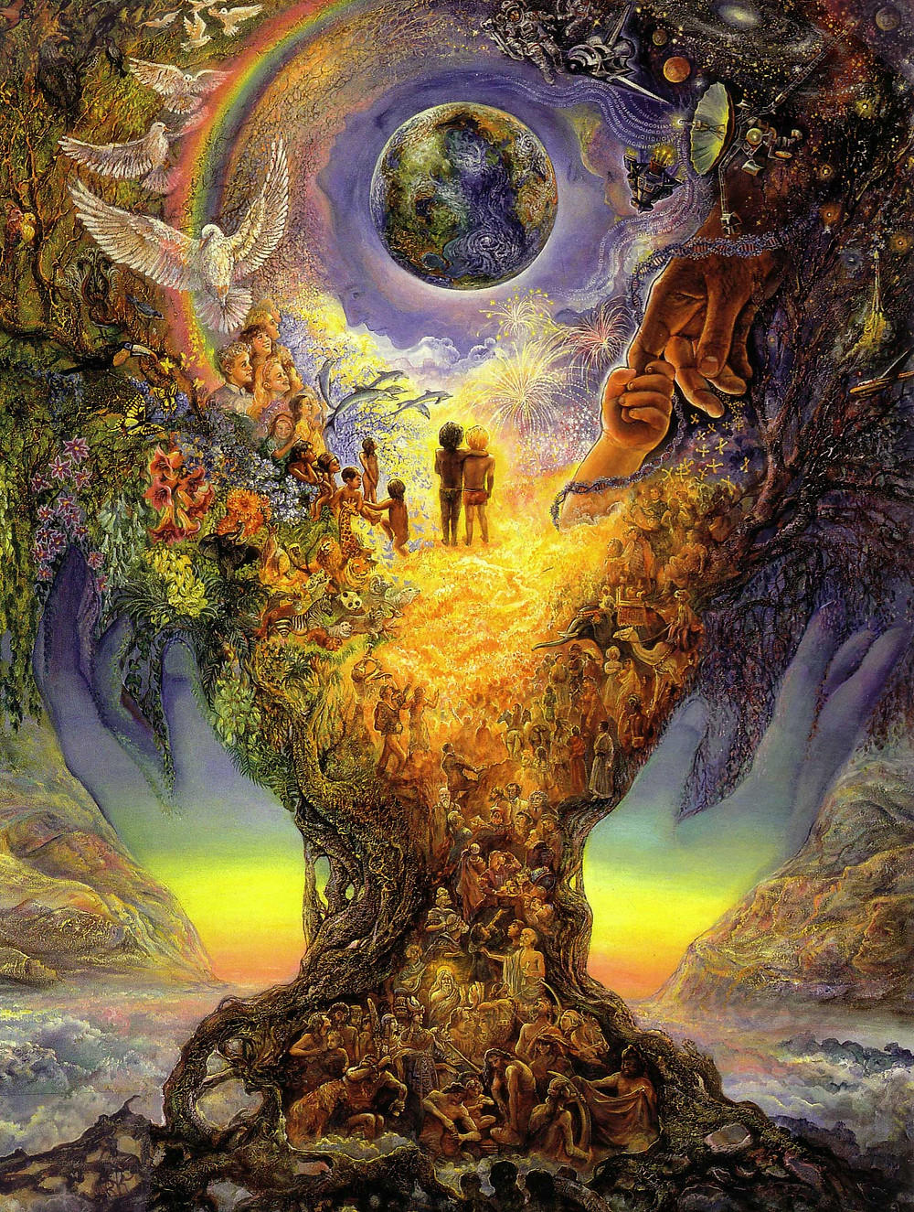 Josephine Wall - TREE OF PEACE