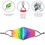 Thumbnail: Myga Reusable Bamboo Face Mask Rainbow