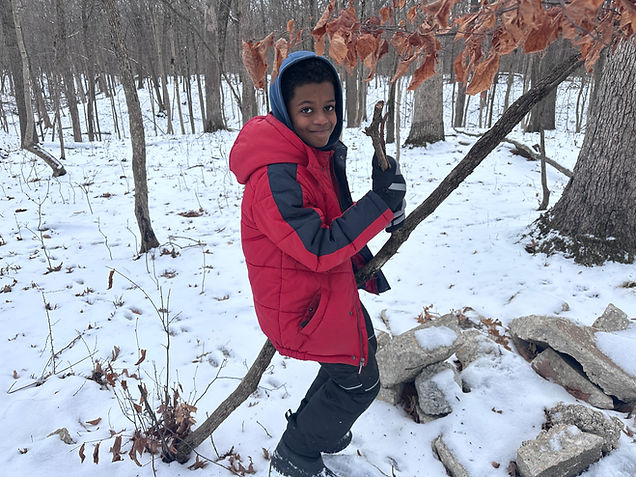 winter time at remnant nature academy