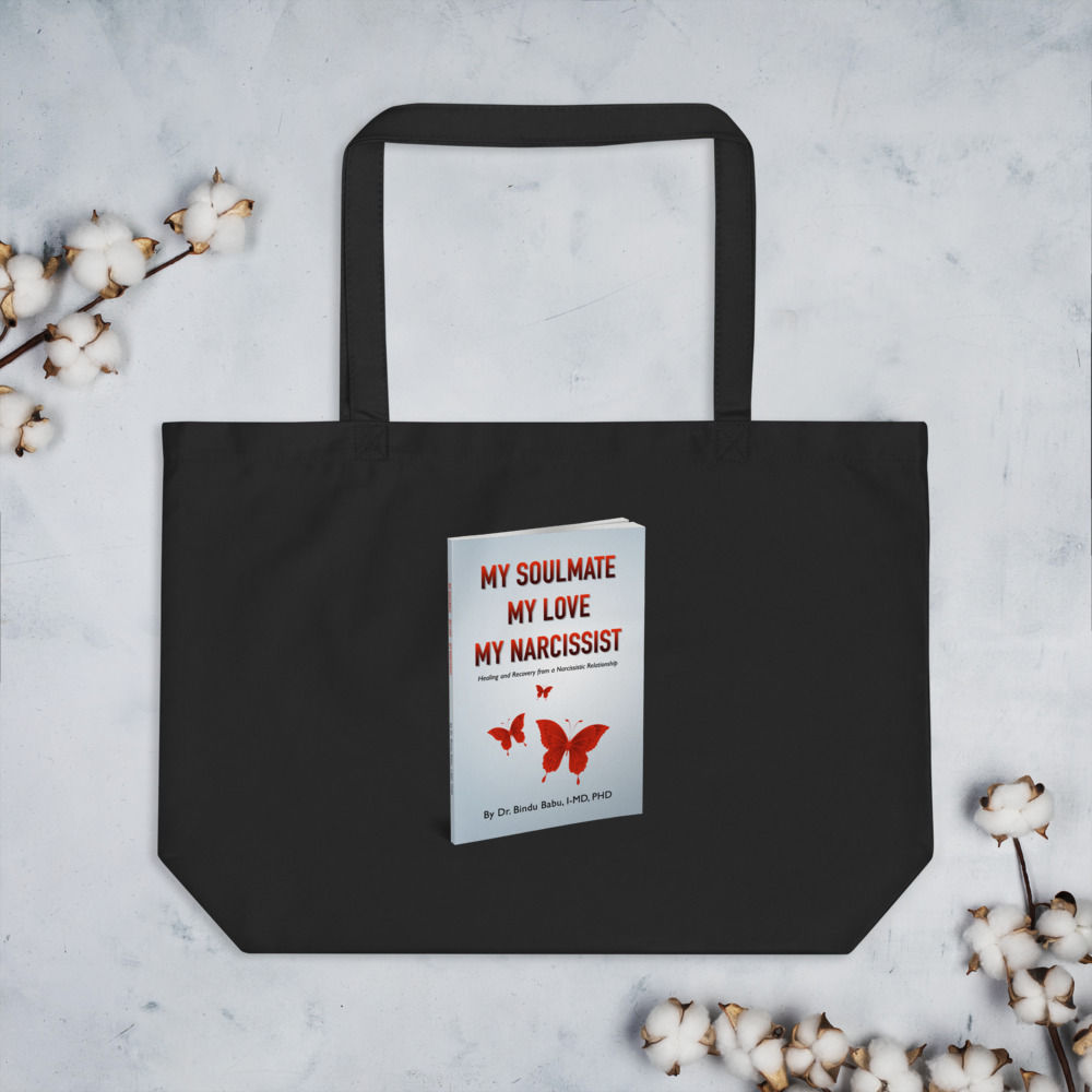 Large organic tote bag