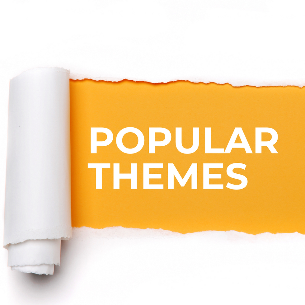 popular themes for footwear accessories