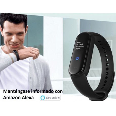 Pulsera Inteligente Amazfit Band 5 Oximetro Negro Medianoche Band 5 |  Walmart en línea