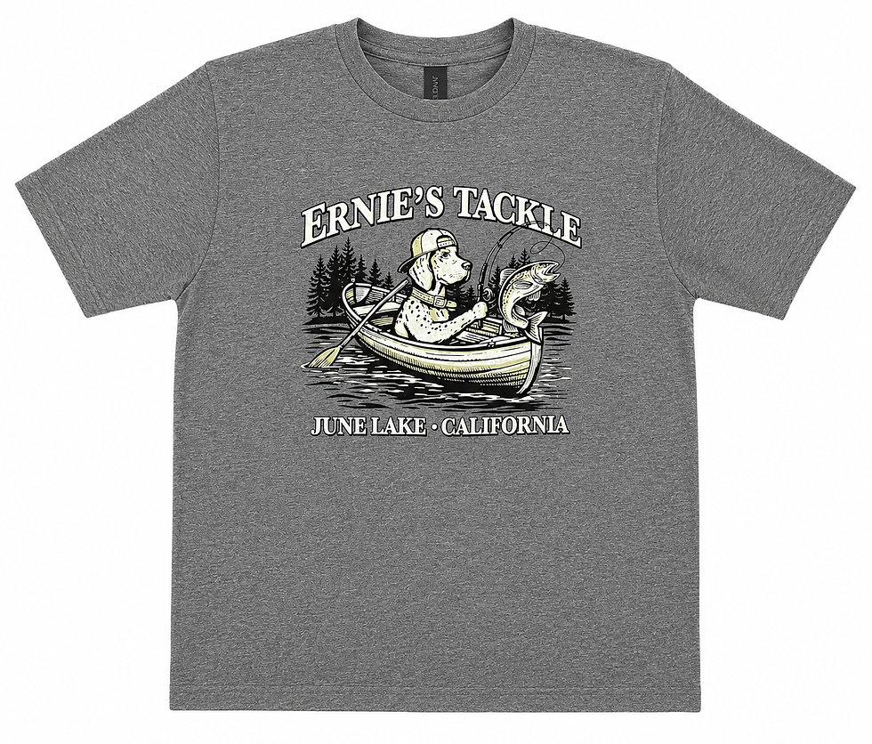 Thumbnail: Kids Ernie's Tackle Fishing Dog  T-Shirt