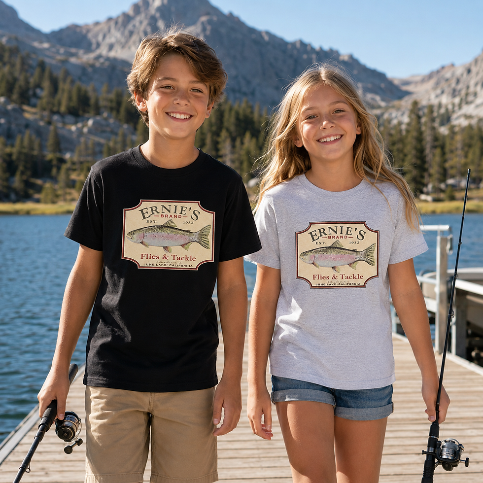 Thumbnail: Ernie's Classic Kids Rainbow Trout T-Shirt