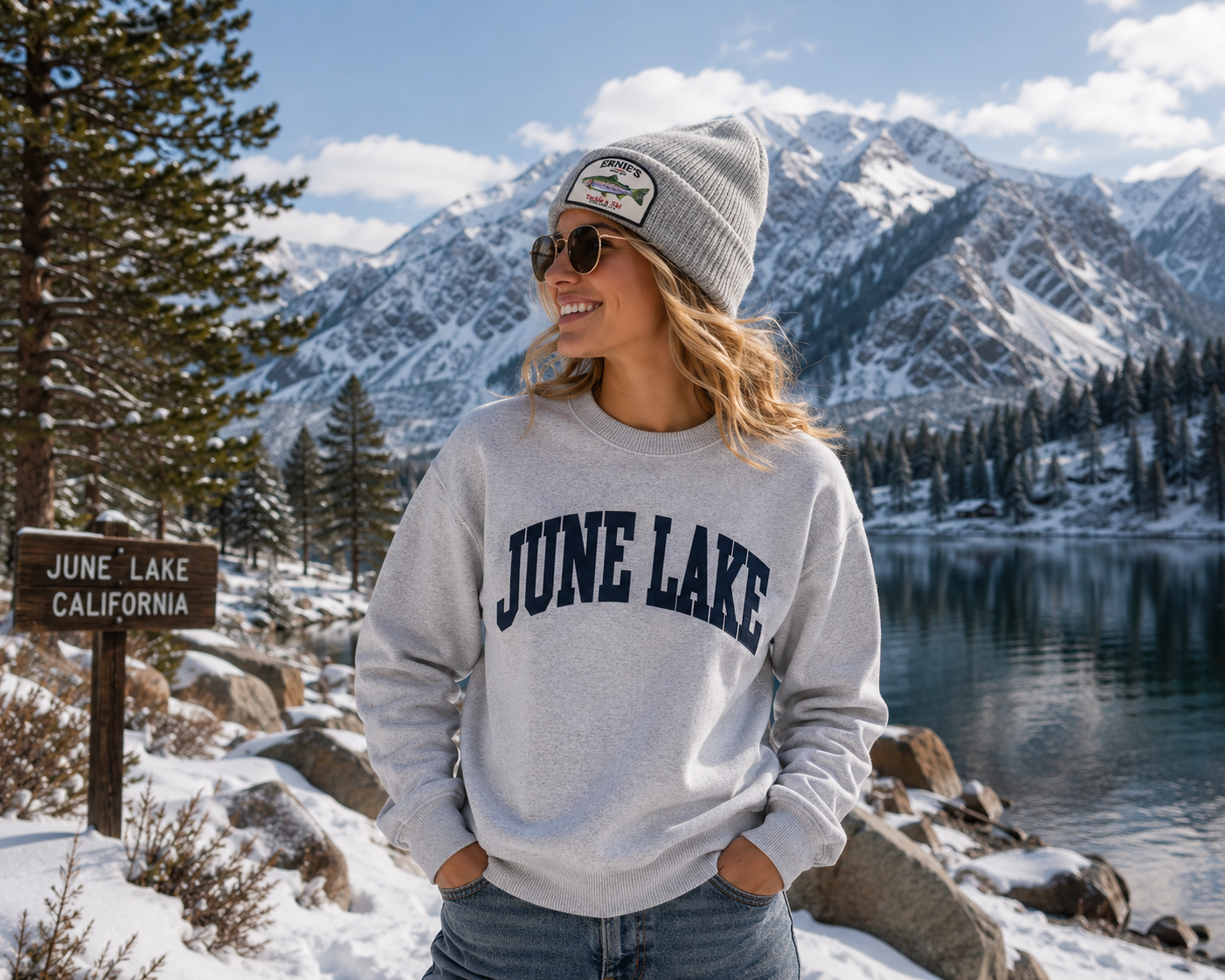 June Lake Sweater Sweatshirt Crew Neck