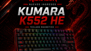 ⌨️ Nuevo Redragon Kumara K552 HE: precisión magnética para dominar cada partida