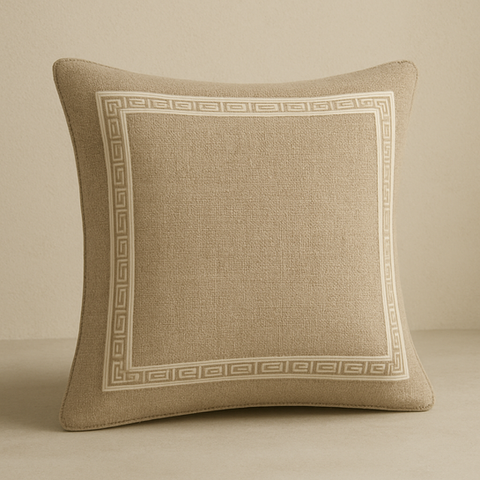 Pillow with Decorative Tapes