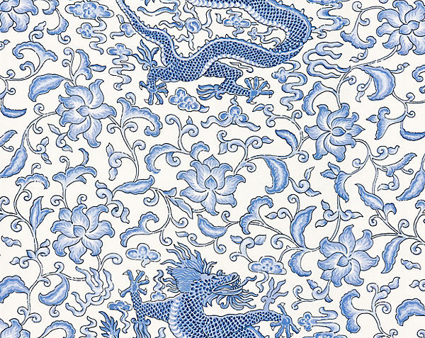 Thumbnail: CHI'EN DRAGON LINEN PRINT