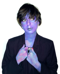 Neptune’s Night Club Regular: Stella Rosa (airbrush paint and eyeshadow)