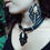 Miniature : Dark Fusion, Collier double rangs géométrique 