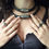 Miniature : Collier unisexe perle martelée 