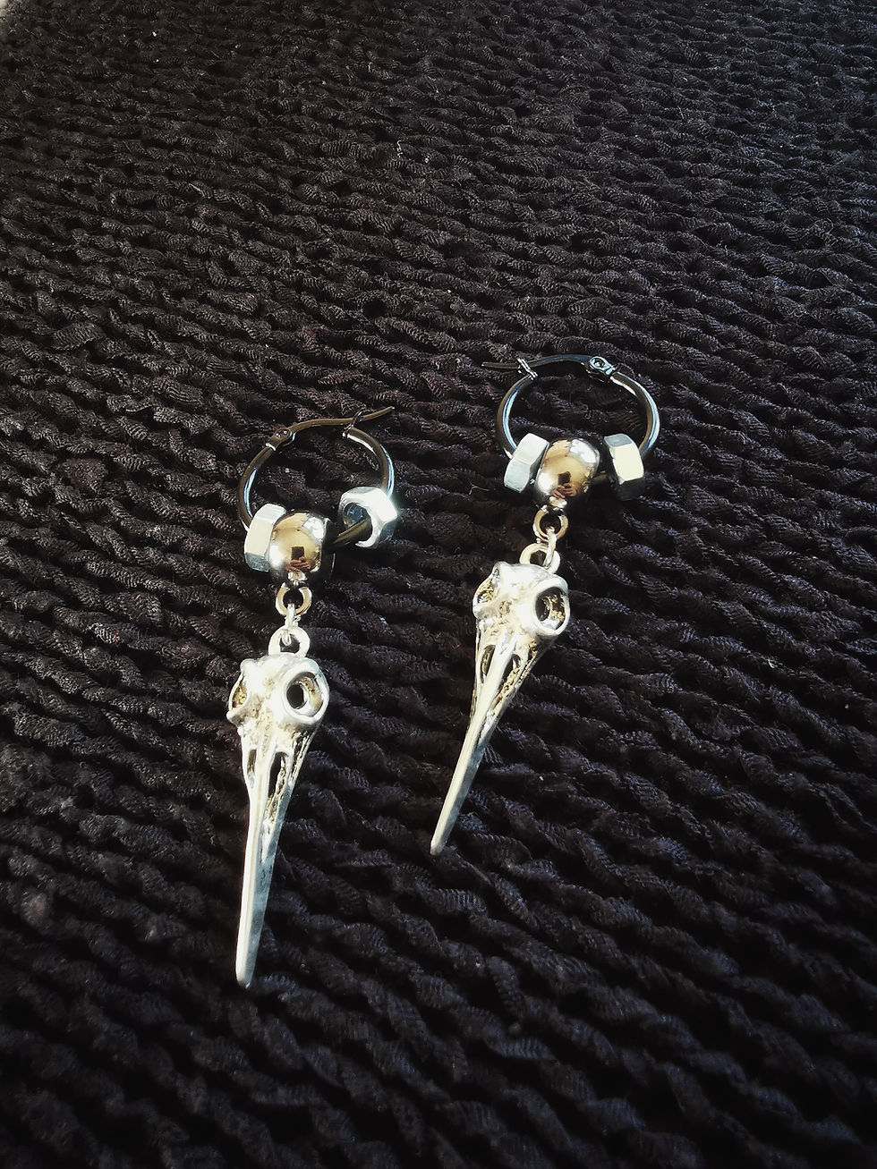 Miniature : Ereshkigal, Boucles d'oreilles unisexes 