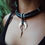 Miniature : Collier double rangs lune 