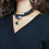 Miniature : Collier améthyste et breloques en argent