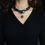 Miniature : Collier améthyste et breloques en argent