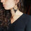 Miniature : Boucles d'oreilles 3 rangs lune