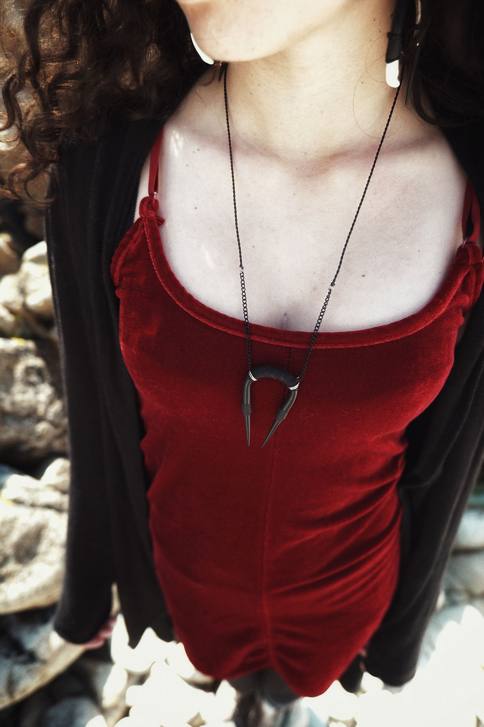 Miniature : Ereshkigal, Pendentif pointes noires