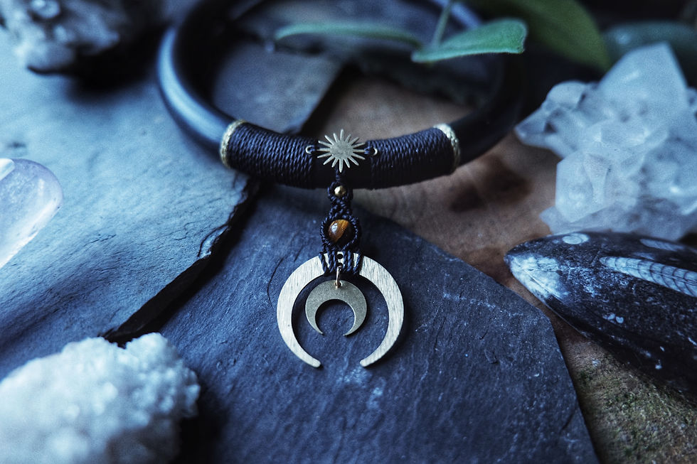 Μικρογραφία: Collier lunes et soleil 
