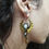Miniature : Solar, Boucles d'oreilles pierre de lune