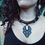 Miniature : Dark Fusion, Collier double rangs géométrique 