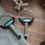 Thumbnail: Tibetan Vision, Boucles d'oreilles pierres turquoise 