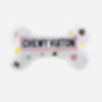 Haute Diggity Dog White Chewy Vuiton Bones Squeaker Dog Toy