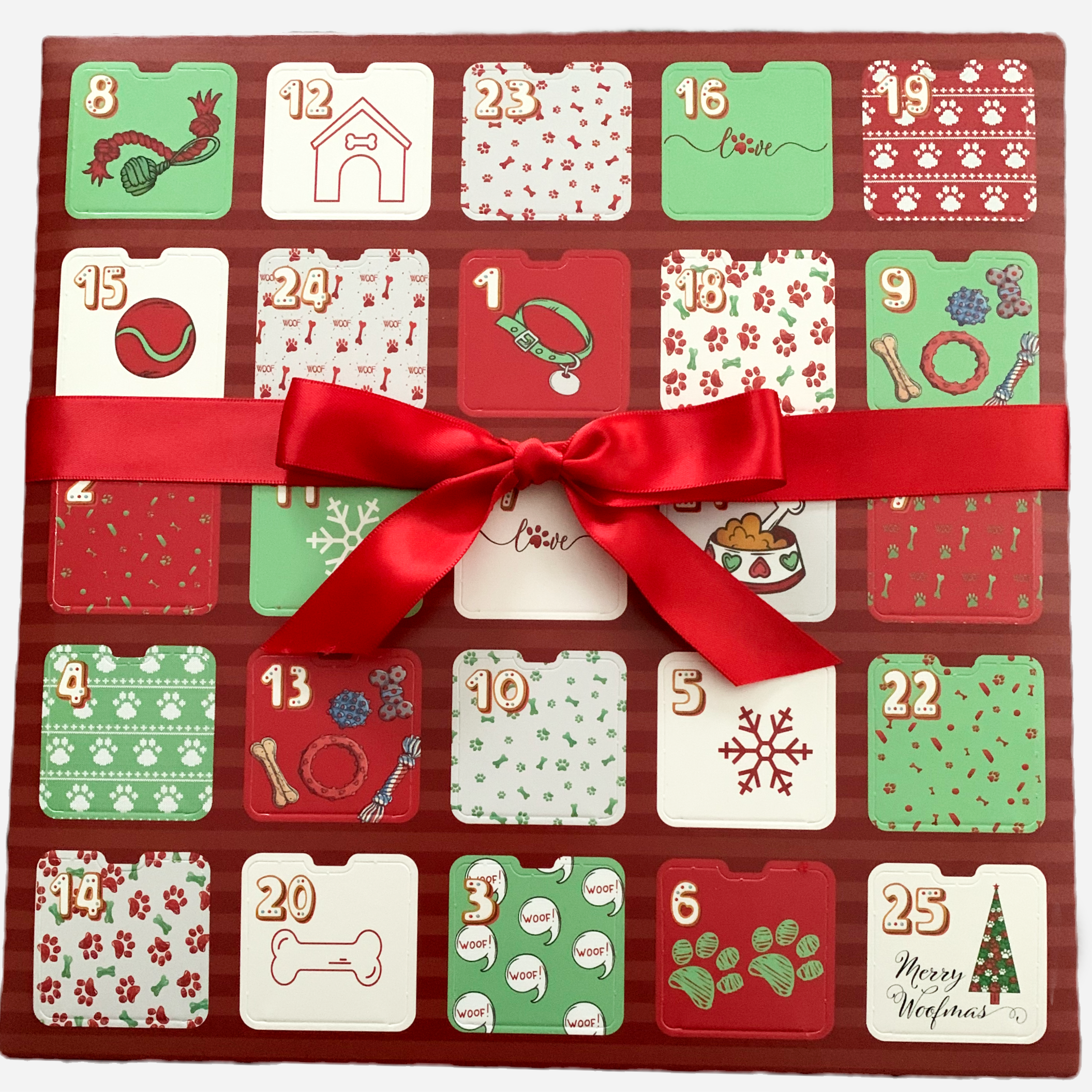 Dog Advent Calendar Front View