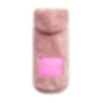 GF Pet Pink Cozy Hoodie Top View