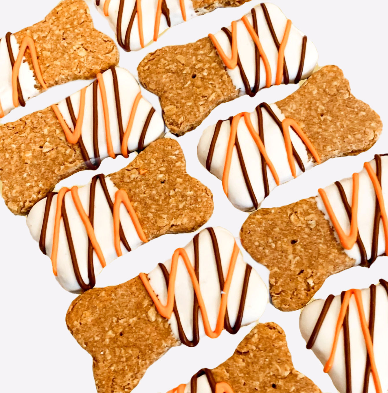 Thanksgiving Bone Dog Treats Front View