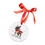 Thumbnail: Frenchie Christmas Ornament Front View