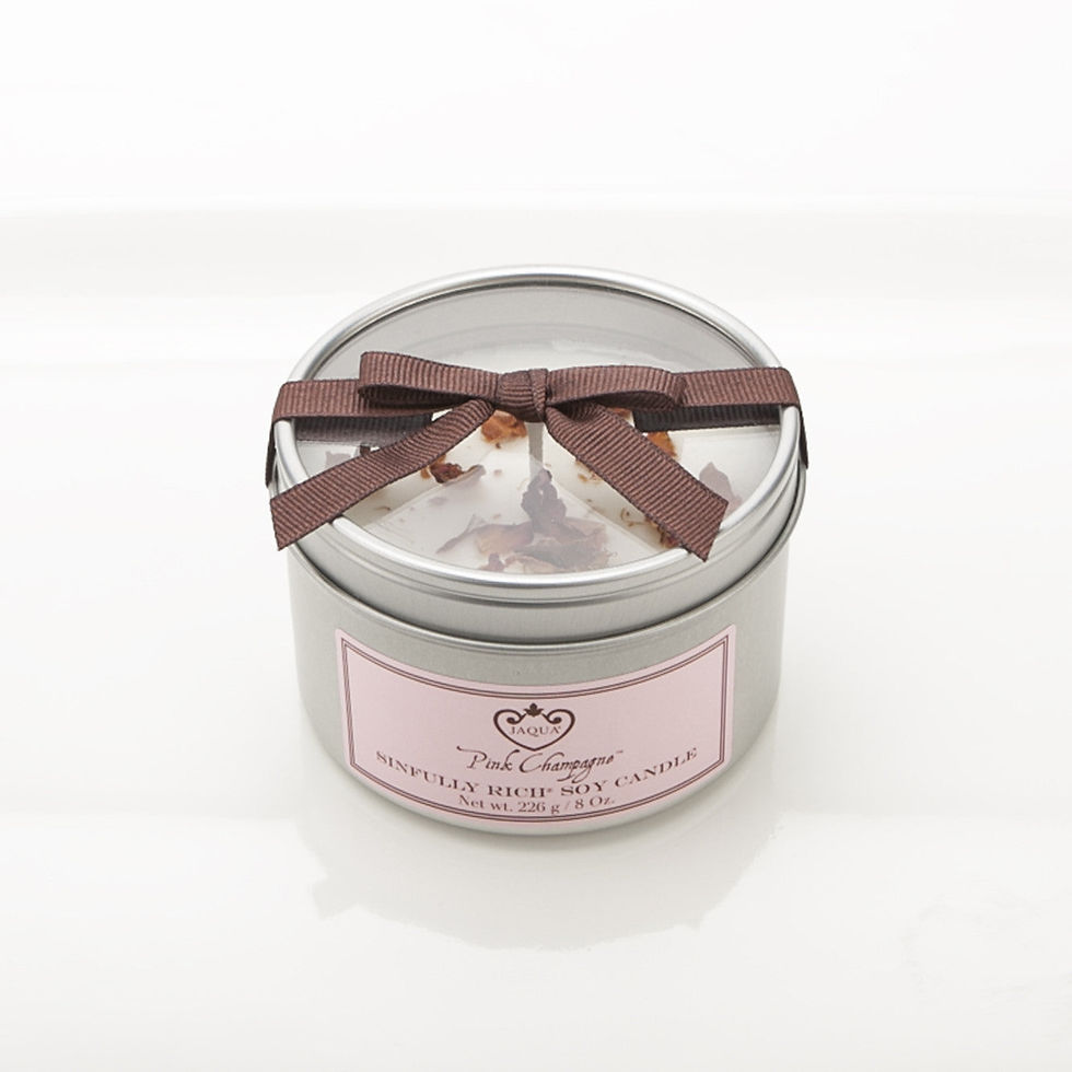 Thumbnail: Jaqua Pink Champagne Natural Soy Candle