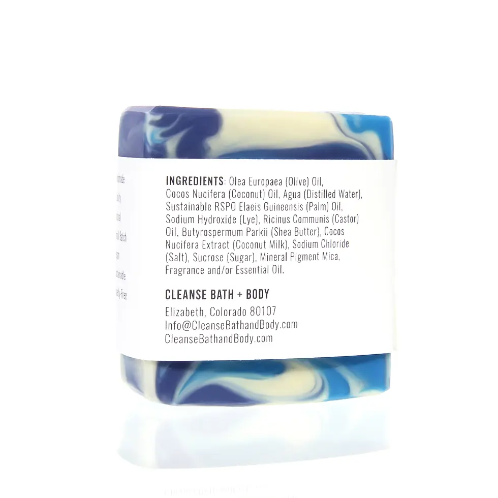 Thumbnail: Tea Tree and Peppermint Handmade Bar Soap Back View