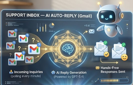 SUPPORT INBOX — AI AUTO-REPLY (GMAIL)