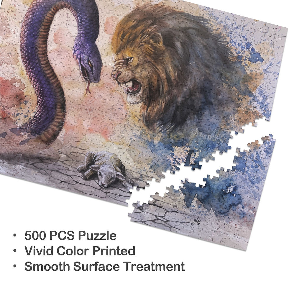 Thumbnail: Not Even One Shall Be Lost 500-Piece Wooden Jigsaw Puzzle