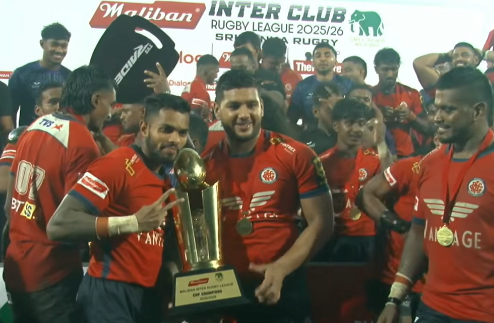 CR&FC est champion du Sri Lanka de rugby pour la 13ème fois de son histoire!