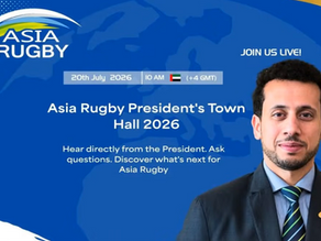 Le président d'Asia Rugby Qais Al Dhalai donne des précisions sur le calendrier du rugby à XV asiatique pour les années à venir