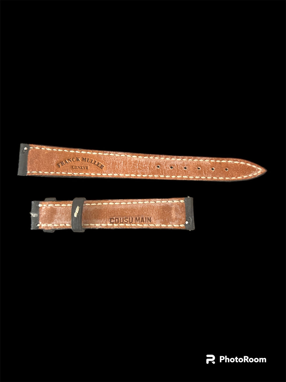 Miniaturbild: Bracelet cuir Franck Muller 14x12mm