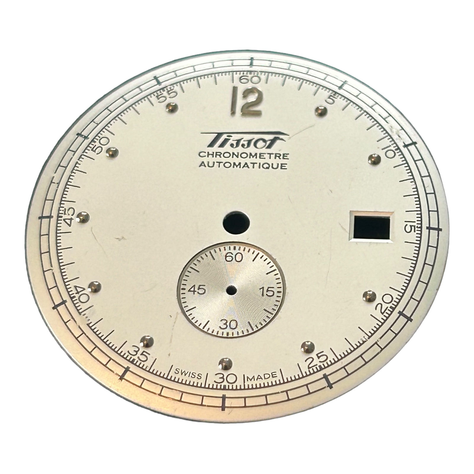 Cadran TISSOT HERITAGE 150e Anniversaire édition platinum chronometer