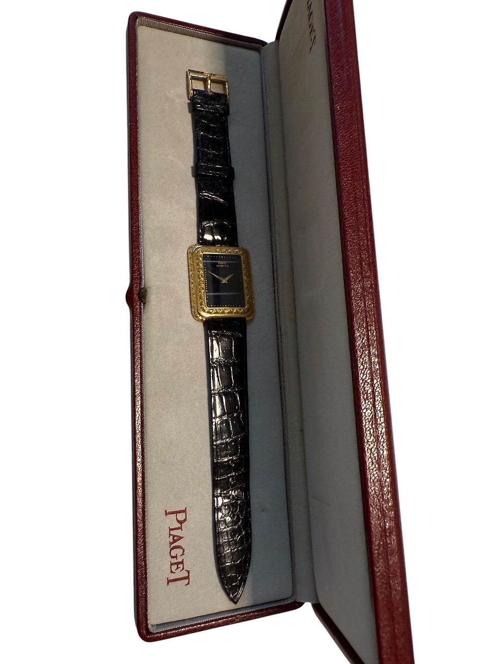 Miniature : Montre Piaget œil de faucon or 18k 