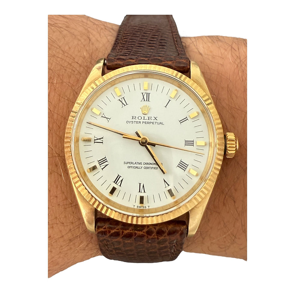 Miniature : Montre Rolex oyster Perpetual or 14k vintage 
