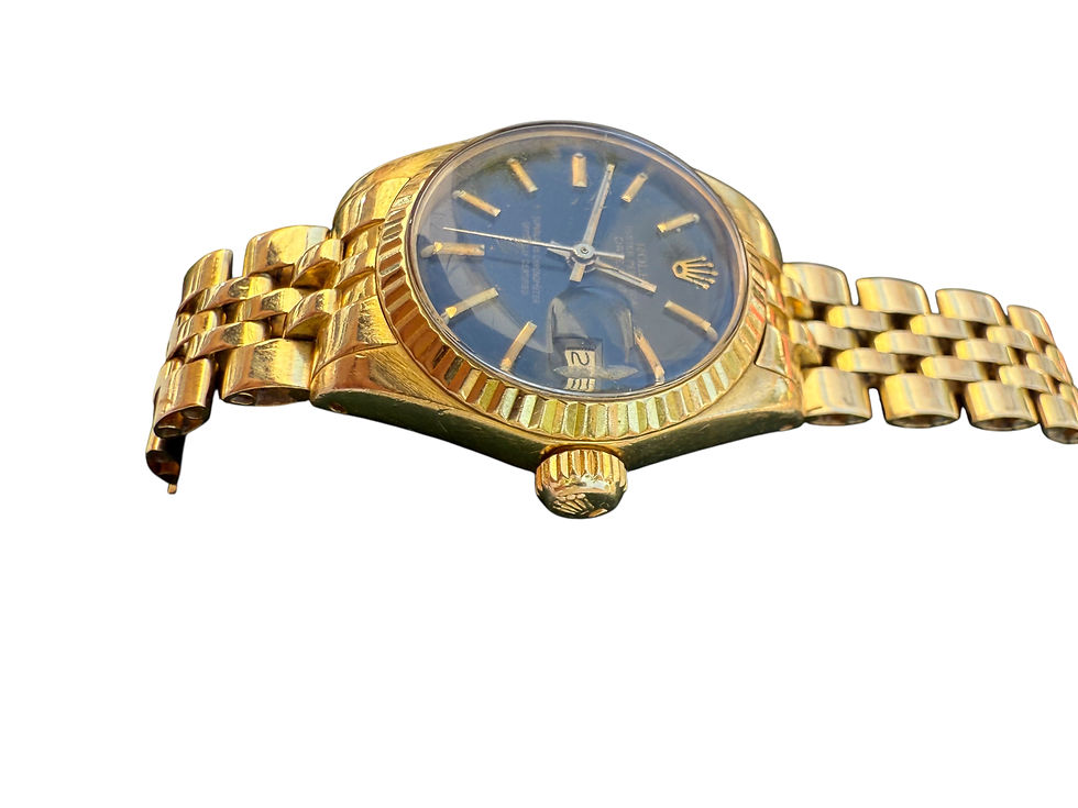 Miniatura: Montre Rolex lady Datejust en or jaune  18k  Full set