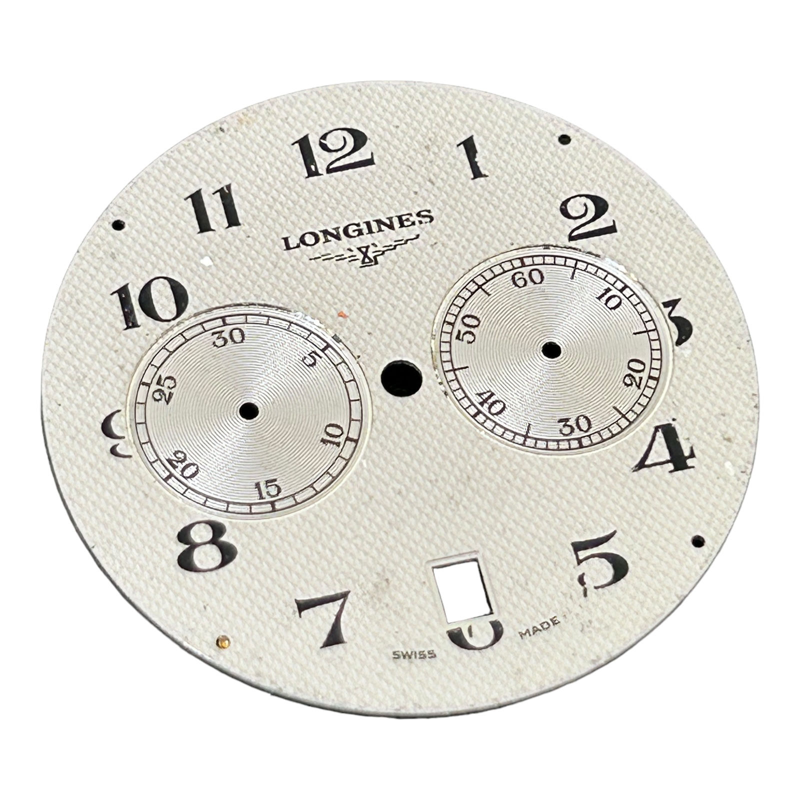 Cadran Longines chronographe 34mm