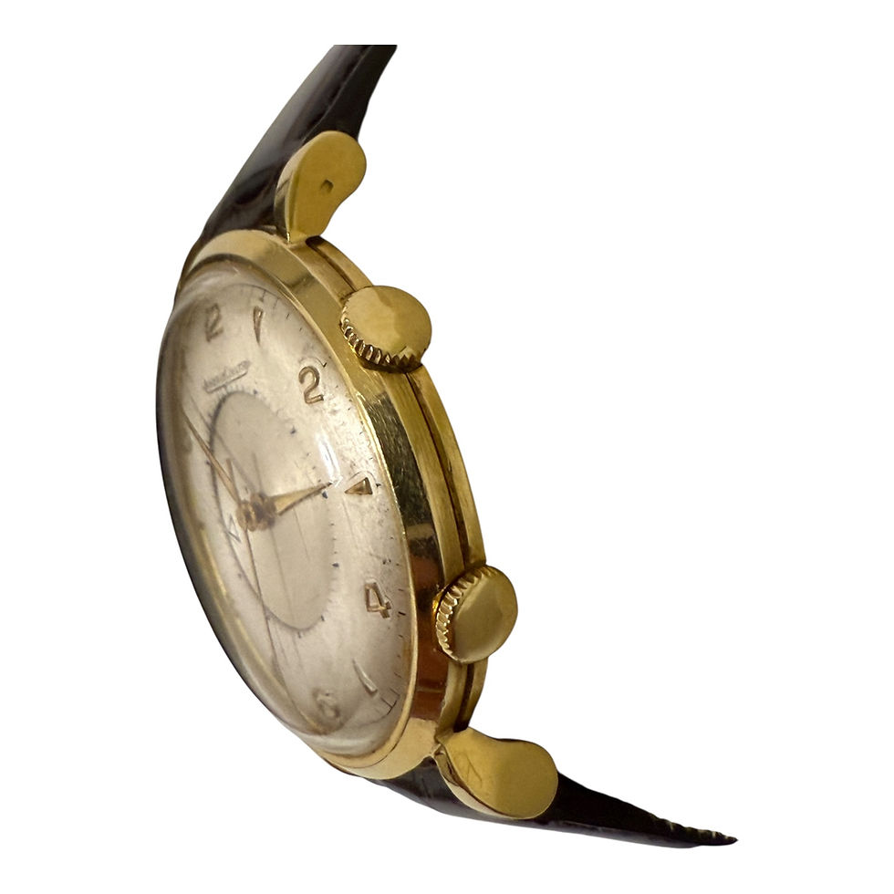 Miniature : Montre Jaeger LeCoultre memovox or 18k