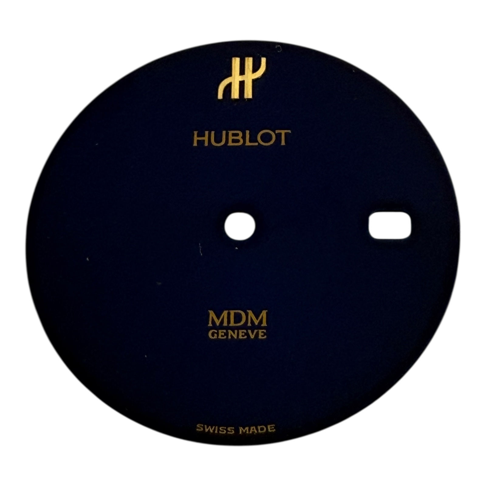 Cadran Hublot MDM Blue Dial 26mm Yellow Gold
