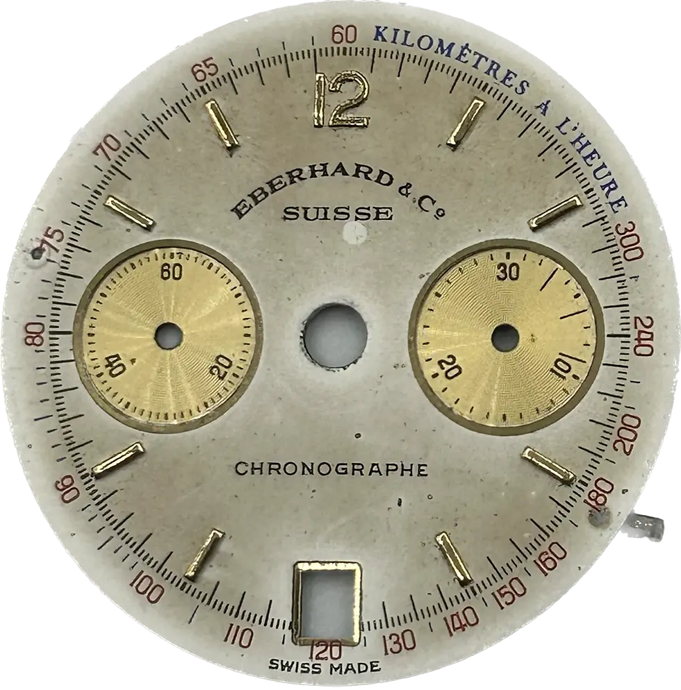 Miniatura: Cadran Eberhard &co chronographe