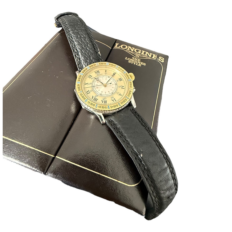 Miniaturbild: Montre Longines Lindbergh hour angle or acier 